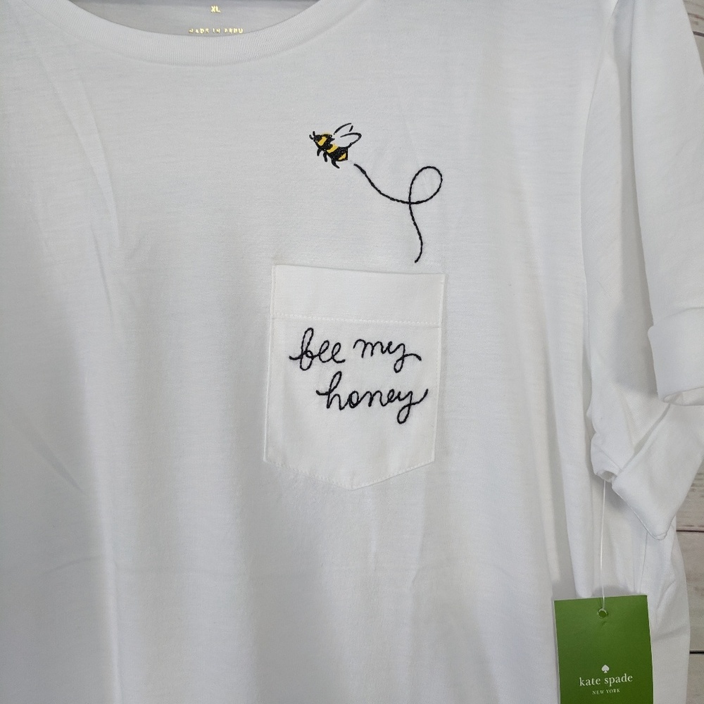 Last 1! Kate Spade Broome St Bee My Honey Tee - Picture 4 of 6